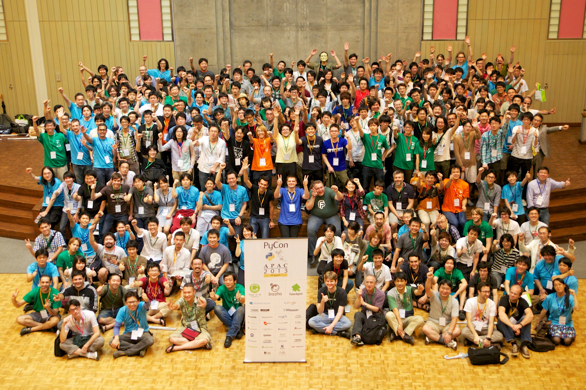 PyCon APAC 2013 in Japan グループフォト